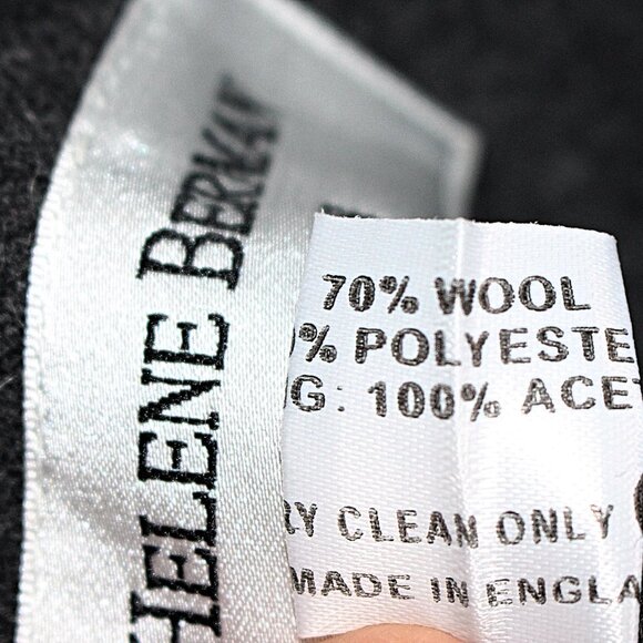 Helene Berman - 50s-Style Retro, Peplum Hem 3-Button Blazer - Large - Cute!! - Picture 7 of 13